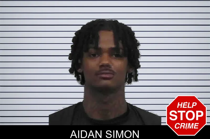 Aidan Simon mugshot