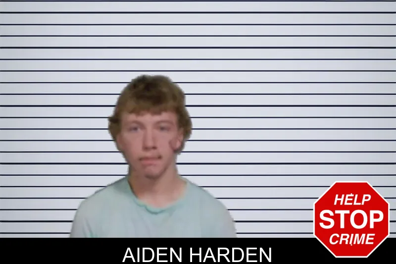 Aiden Harden mugshot