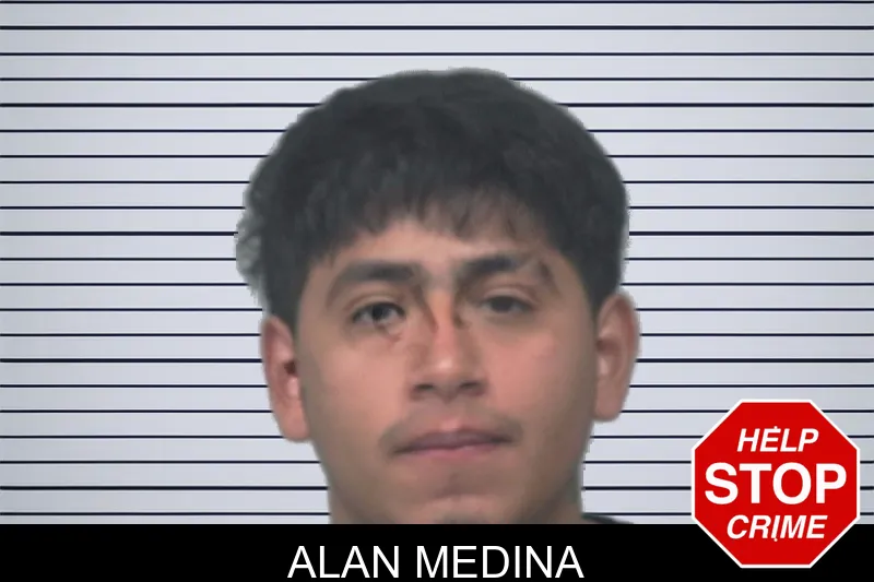 Alan Medina mugshot