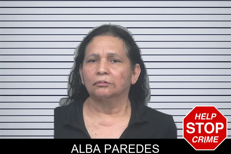 Alba Paredes mugshot
