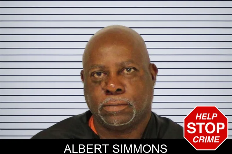 Albert Simmons mugshot