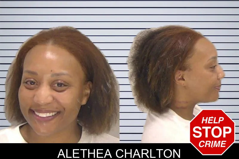 Alethea Charlton mugshot