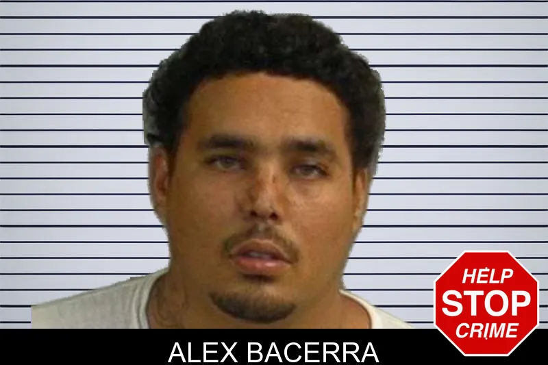 Alex Bacerra mugshot