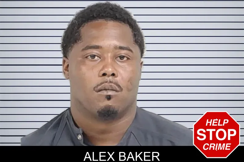 Alex Baker mugshot