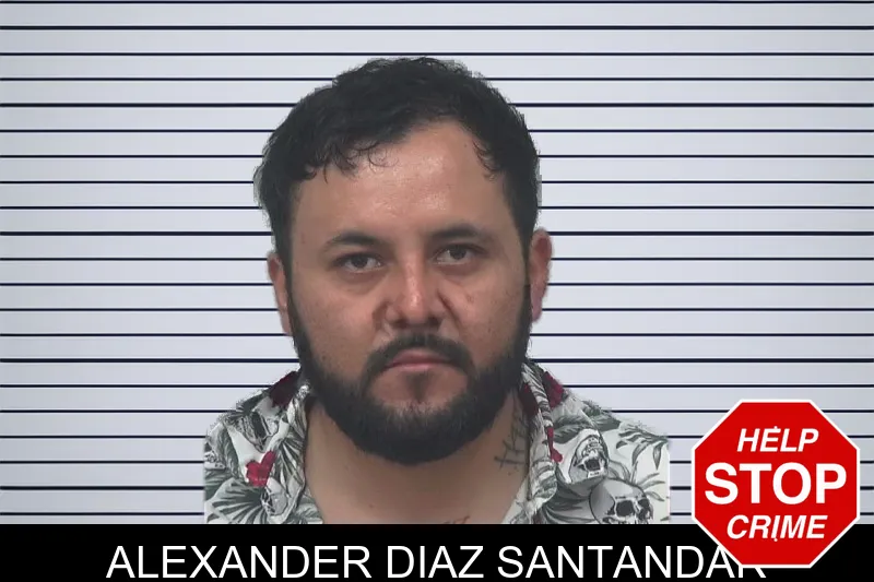 Alexander Diaz Santandar mugshot