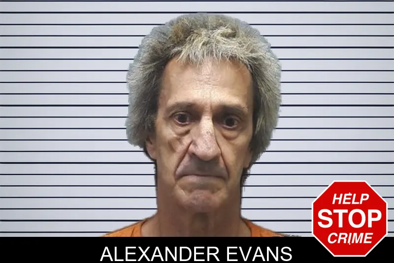 Alexander Evans mugshot