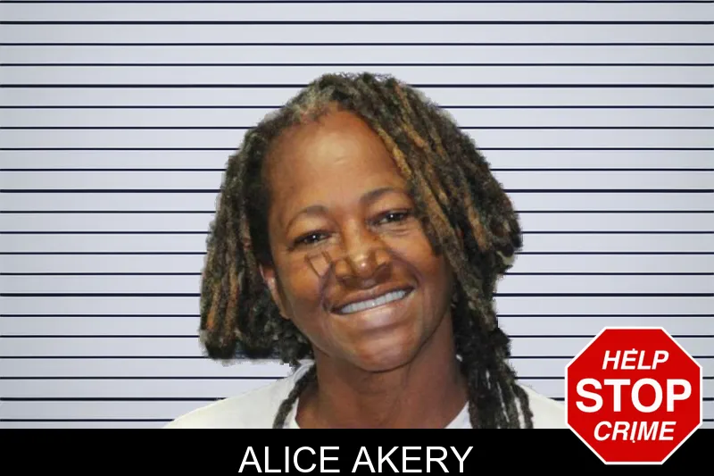 Alice Akery mugshot