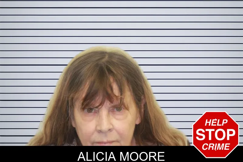 Alicia Moore mugshot