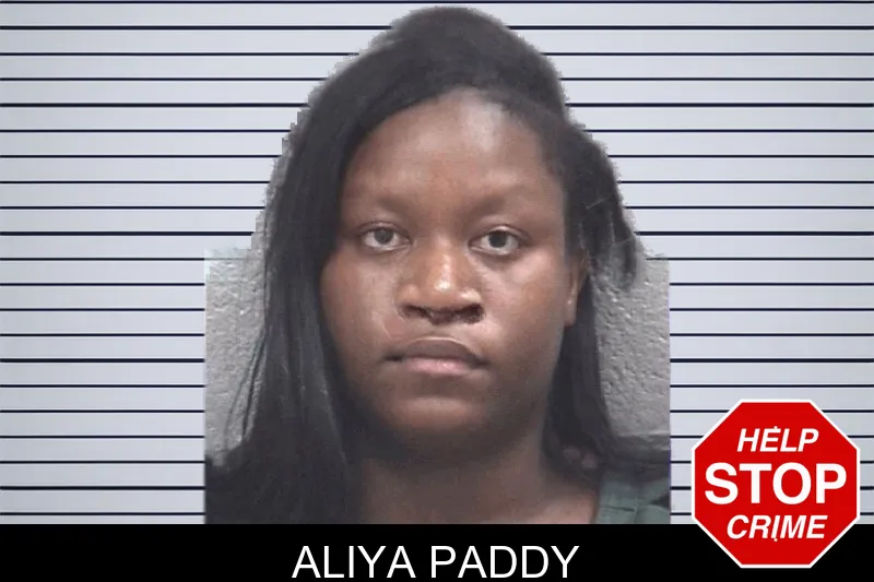 Aliya Paddy mugshot