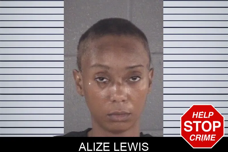 Alize Lewis mugshot