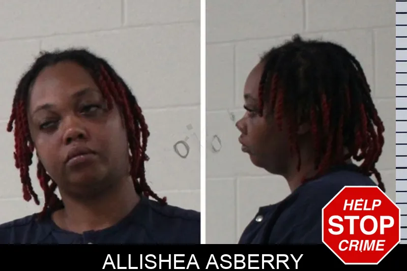 Allishea Asberry mugshot