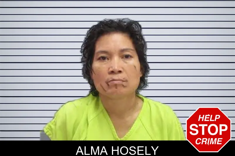 Alma Hosely mugshot