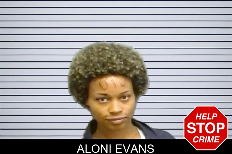Aloni Evans mugshot