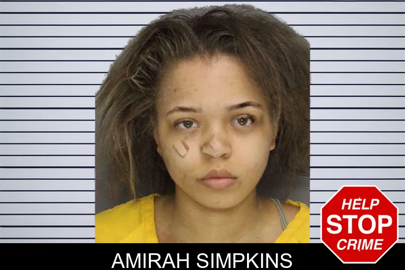 Amirah Simpkins mugshot