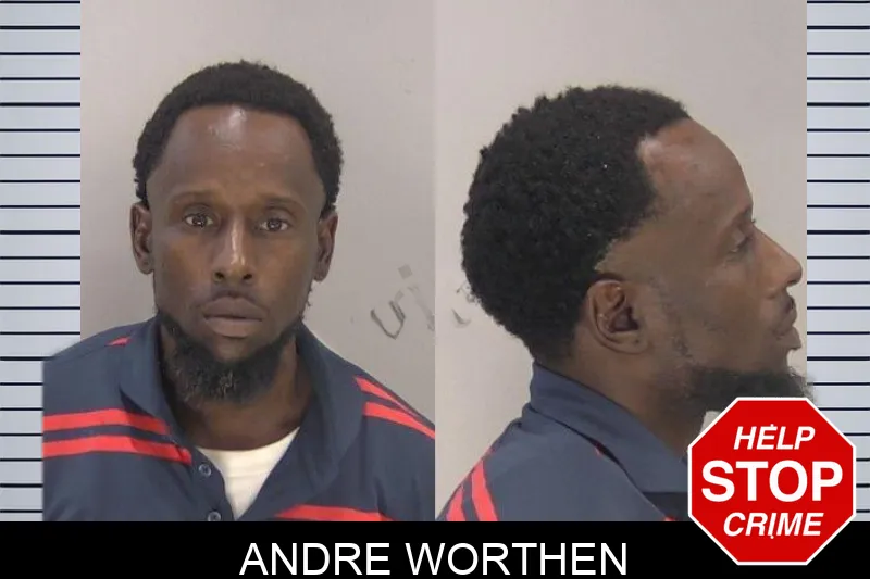 Andre Worthen mugshot