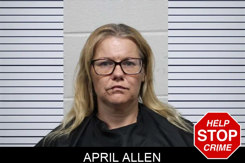 April Allen mugshot