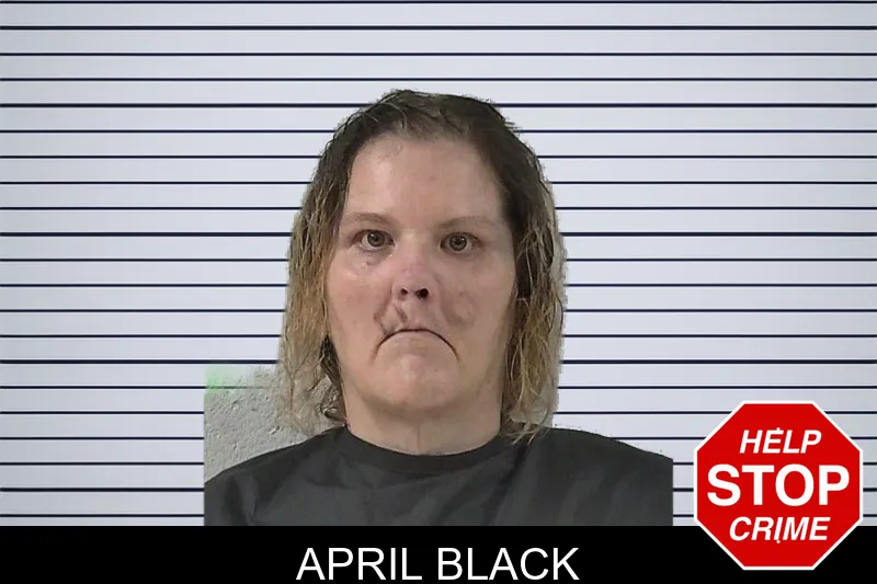 April Black mugshot