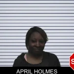 April Holmes mugshot