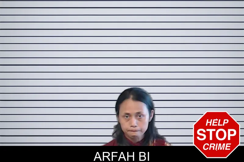 Arfah Bi mugshot – DeKalb County , Georgia Arfah Bi mugshot