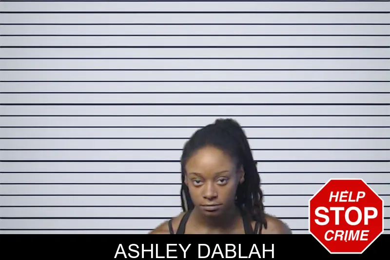 Ashley Dablah mugshot