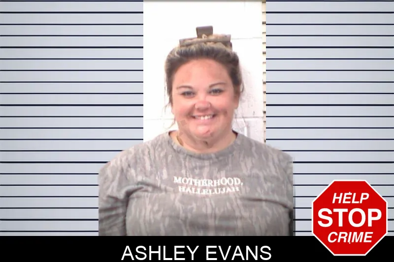 Ashley Evans mugshot