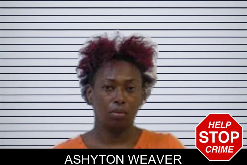Ashyton Weaver mugshot