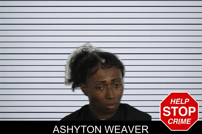 Ashyton Weaver mugshot