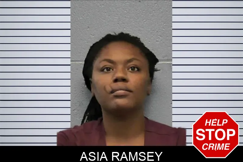 Asia Ramsey mugshot
