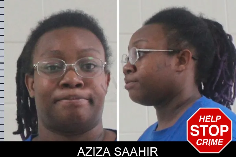 Aziza Saahir mugshot