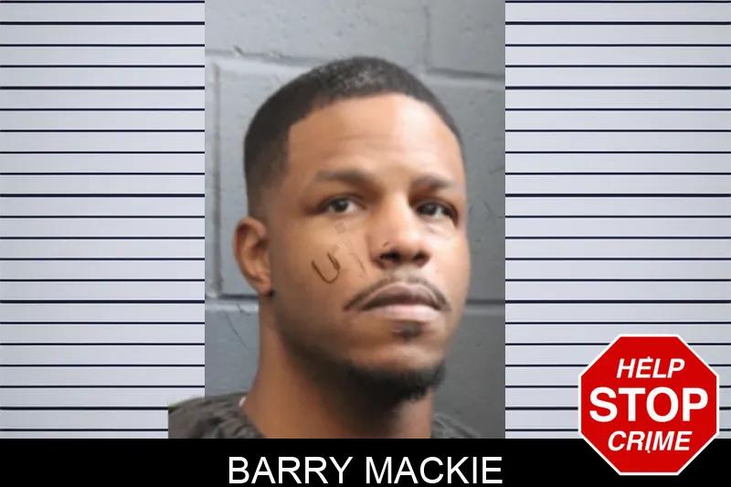 Barry Mackie mugshot