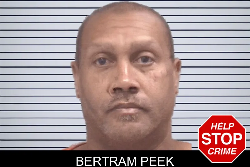 Bertram Peek mugshot