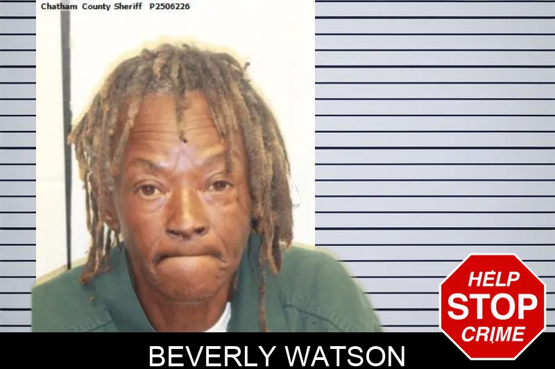 Beverly Watson mugshot – Chatham County , Georgia Beverly Watson mugshot