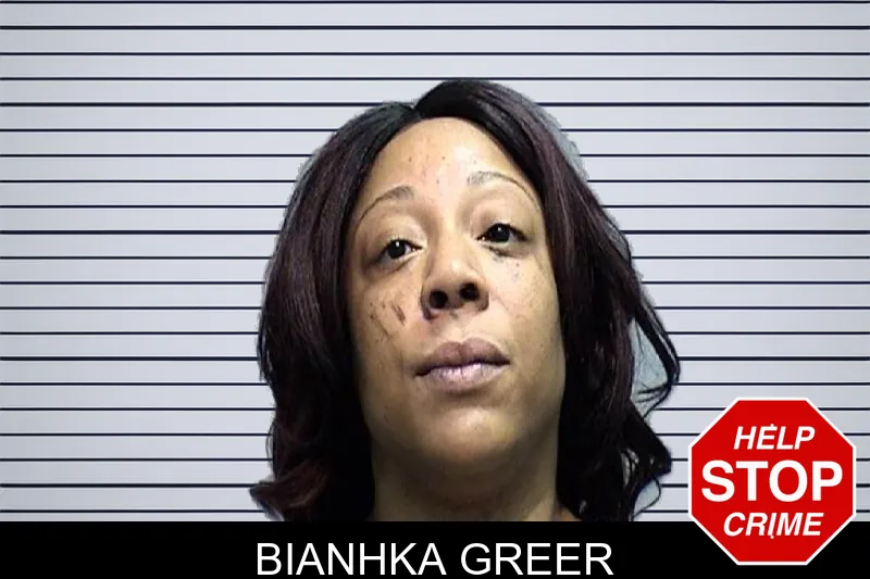 Bianhka Greer mugshot