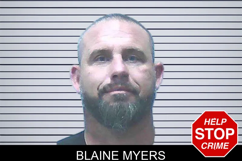 Blaine Myers mugshot