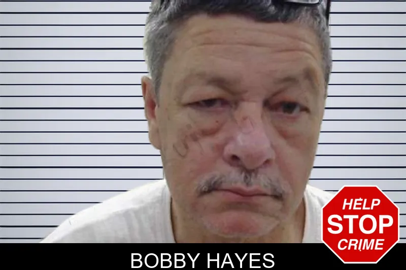 Bobby Hayes mugshot