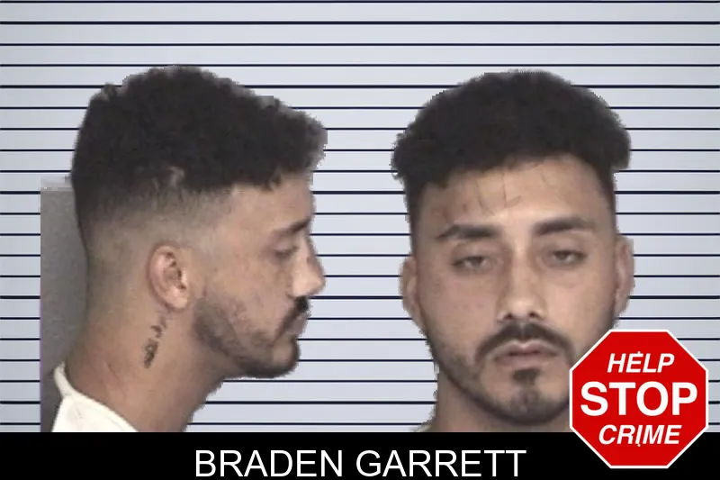 Braden Garrett mugshot