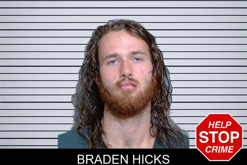 Braden Hicks mugshot