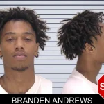 Branden Andrews mugshot