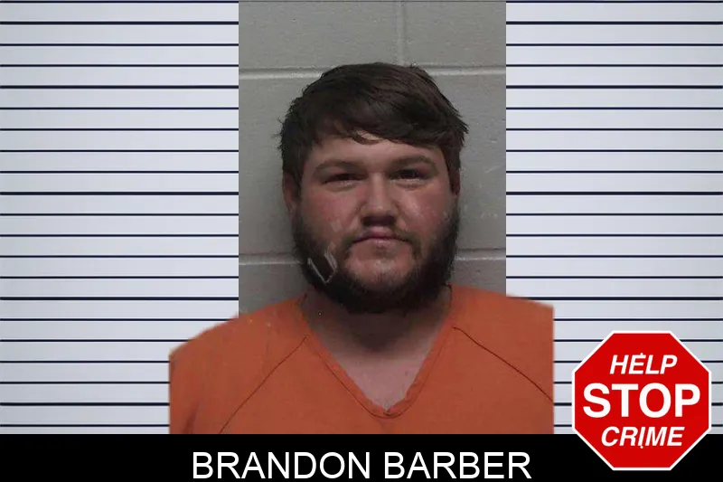 Brandon Barber mugshot