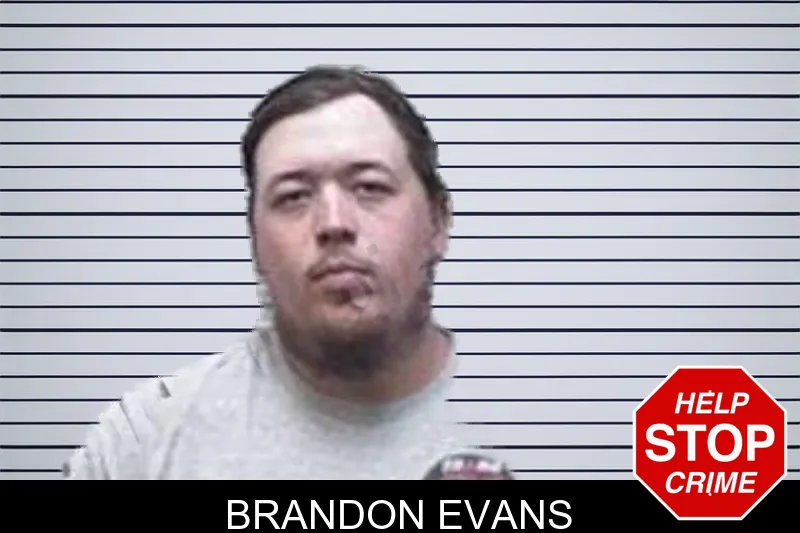 Brandon Evans mugshot