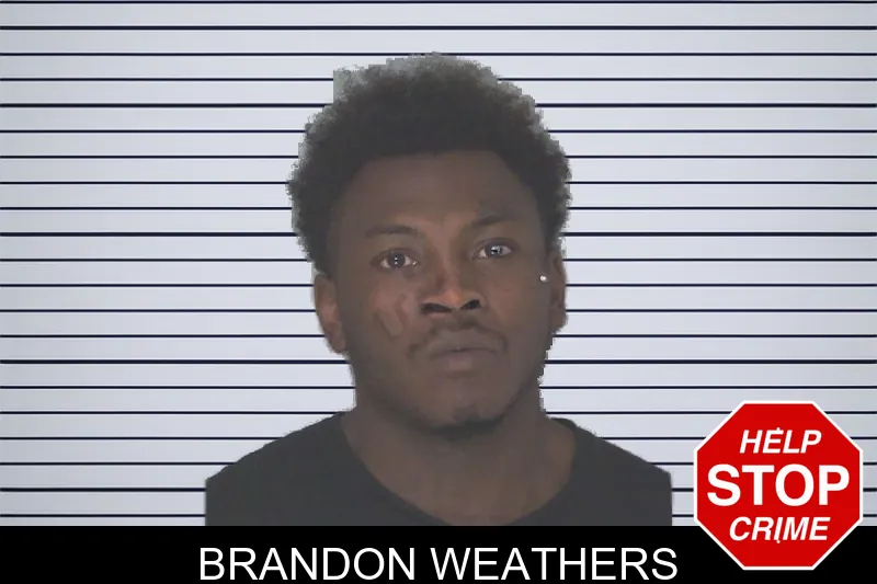 Brandon Weathers mugshot