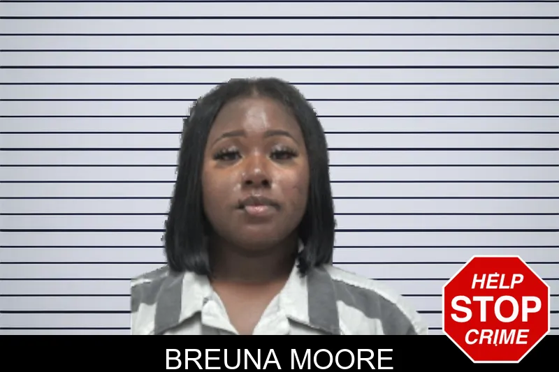 Breuna Moore mugshot