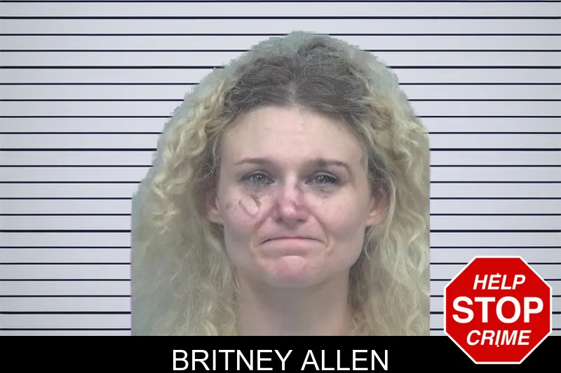 Britney Allen mugshot