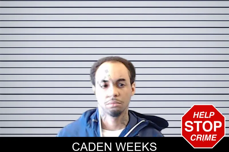 Caden Weeks mugshot