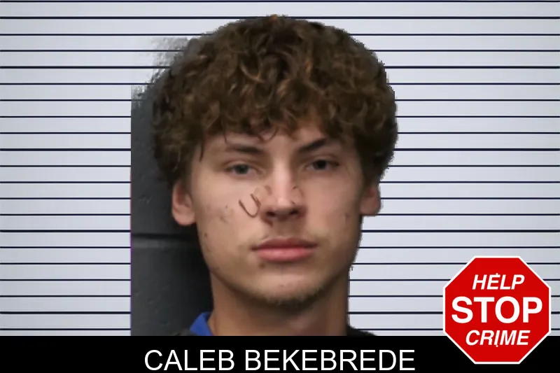 Caleb Bekebrede mugshot