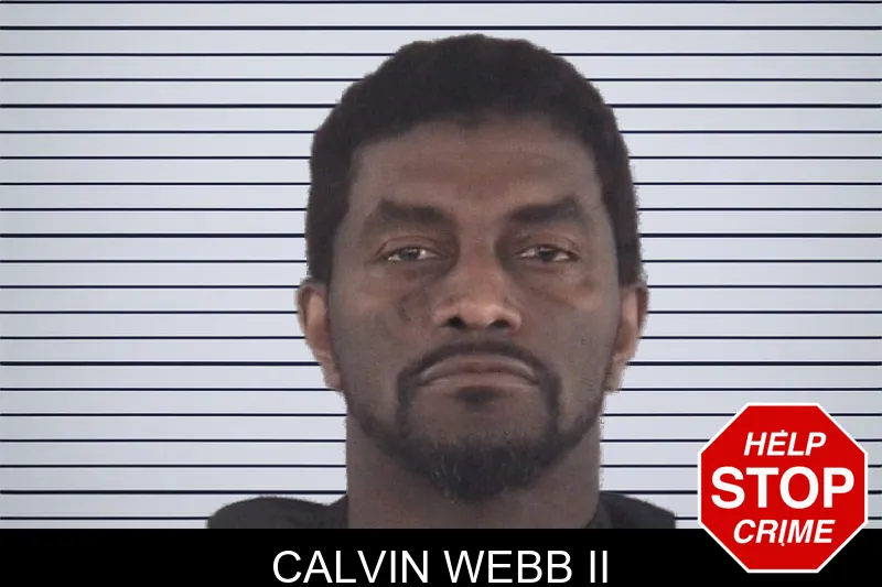 Calvin Webb II mugshot