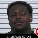 Cameron Evans mugshot