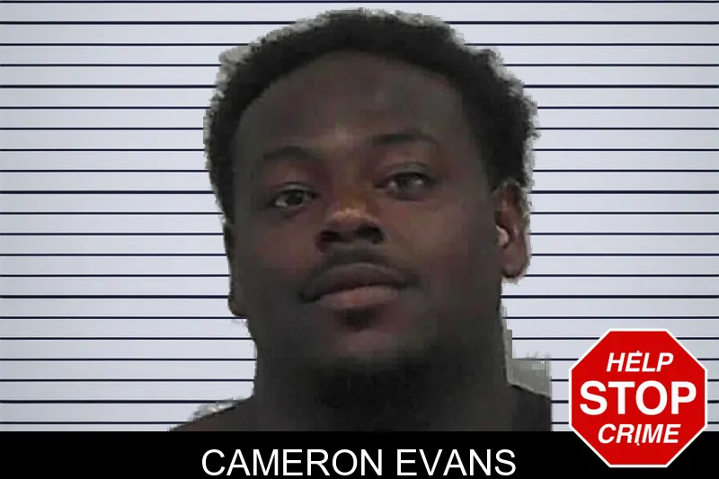 Cameron Evans mugshot