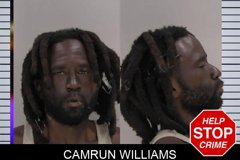 Camrun Williams mugshot