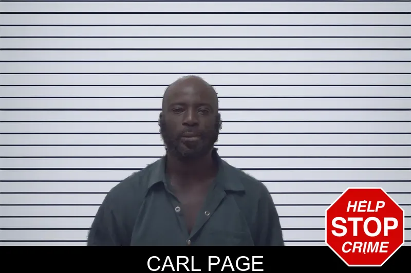 Carl Page mugshot